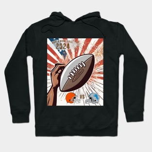 Cleveland Versus Detroit 2024 Football Super Bowl LVIII Hoodie